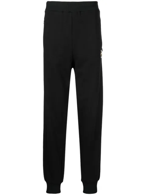 Roberto Cavalli logo-plaque track pants Black NNT27CG065