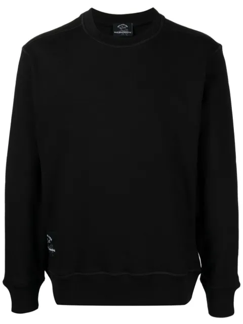 White Mountaineering x Paul & Shark logo-print sweatshirt Black 11322519