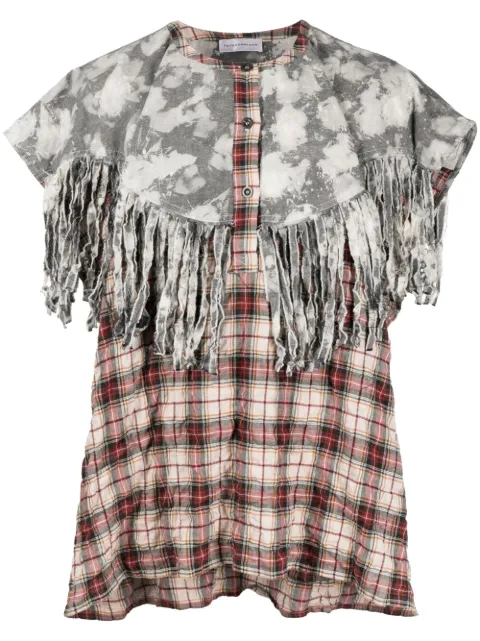 Faith Connexion layered shirt Brown W1804V