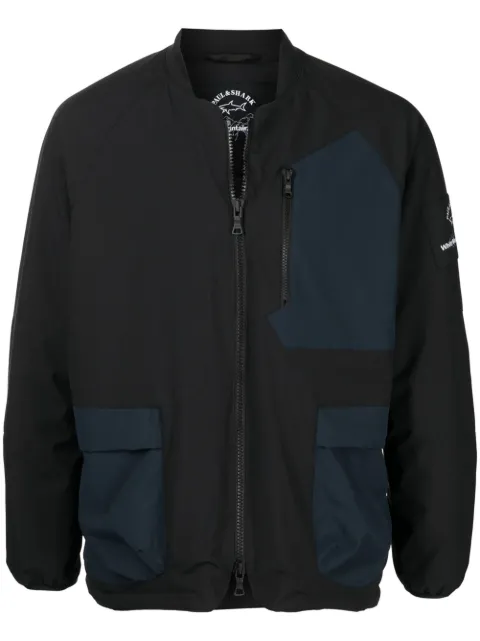 White Mountaineering colour-block jacket Black 11322644011