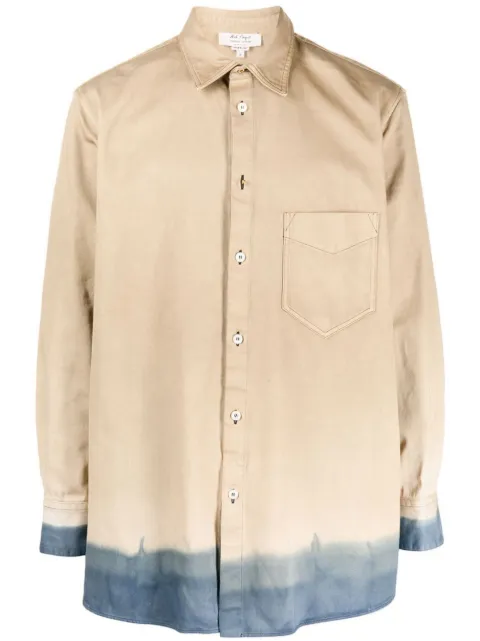 Nick Fouquet striped shirt Neutrals CFMT60010VDT067A
