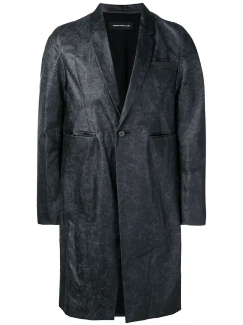Undercover single-breasted coat Black UCV54089