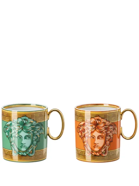 Versace Medusa Amplified coffe cups (set of two) Green 1933540377829220