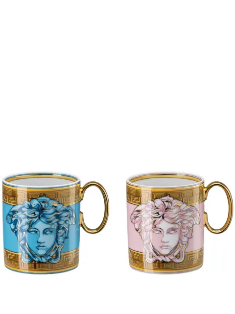Versace Medusa Amplified mugs (set of two) Pink 1933540377729220