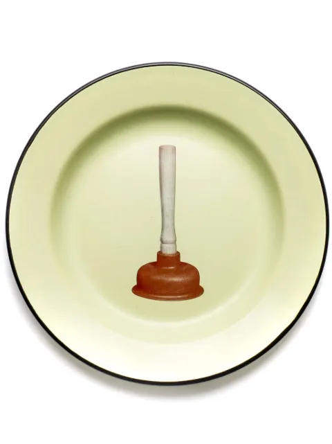 Seletti Plunger plate (26cm) Green 16839