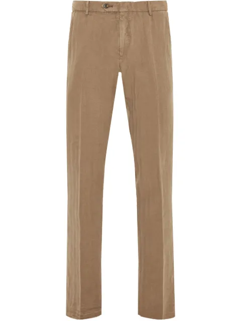 PT Torino elasticated-waist trousers Brown COVTJGZ20CL1SD61