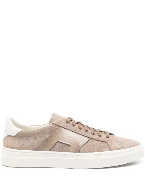 Santoni panelled sneakers Brown MBGT21964PNNCFCTM50