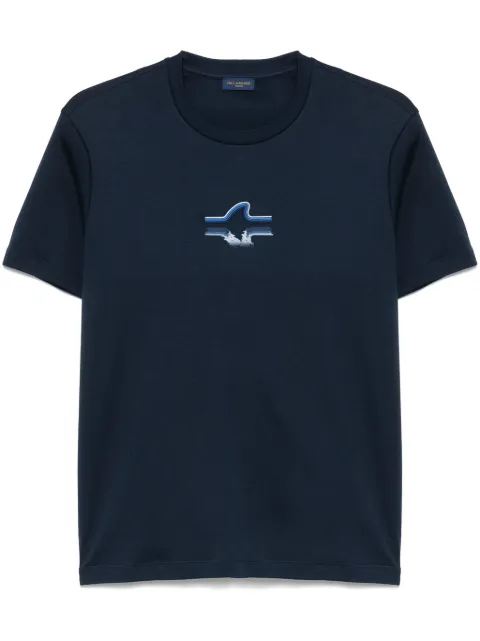 Paul & Shark embroidered-motif T-shirt Blue 25411084