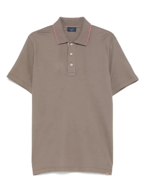 Paul & Shark piqué polo shirt Brown 25411298