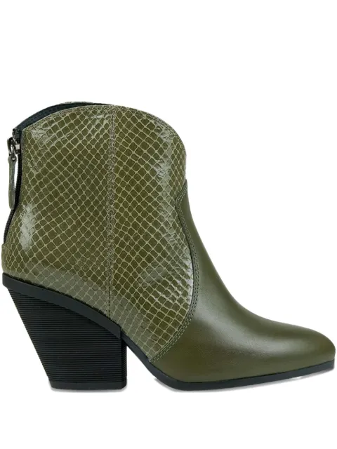 Hogan leather ankle boots Green HXW5810DS10Q9W