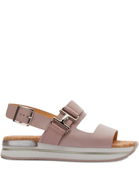 Hogan leather sandals Pink HXW2570DK90O6L