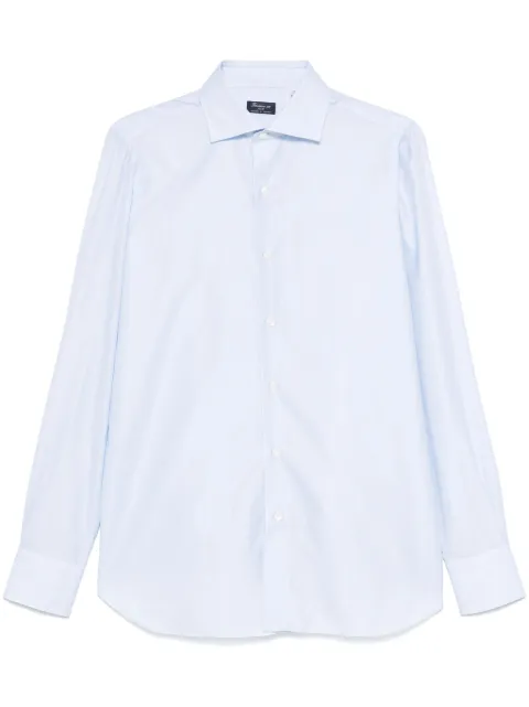 Finamore 1925 Napoli cotton shirt Blue NAPOLI060323P5036