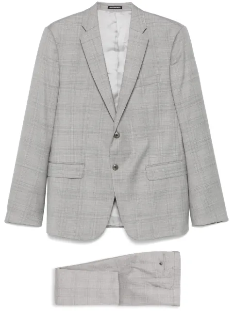 Emporio Armani virgin wool suit Grey EM000098TE13595
