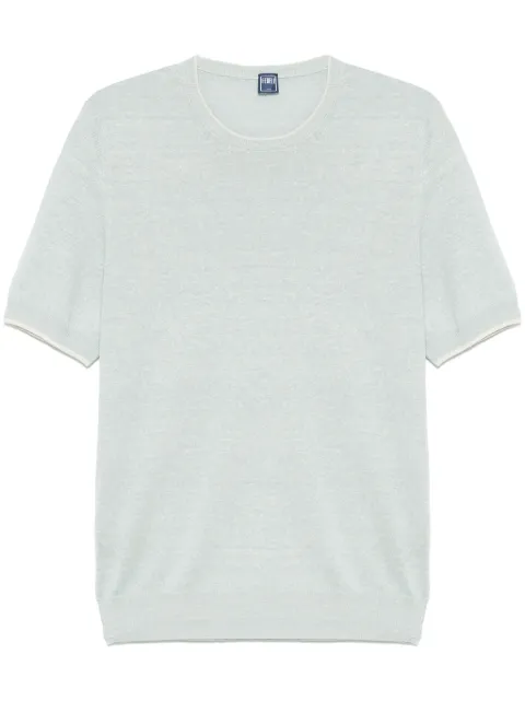 Fedeli knitted T-shirt Blue 8UE05729