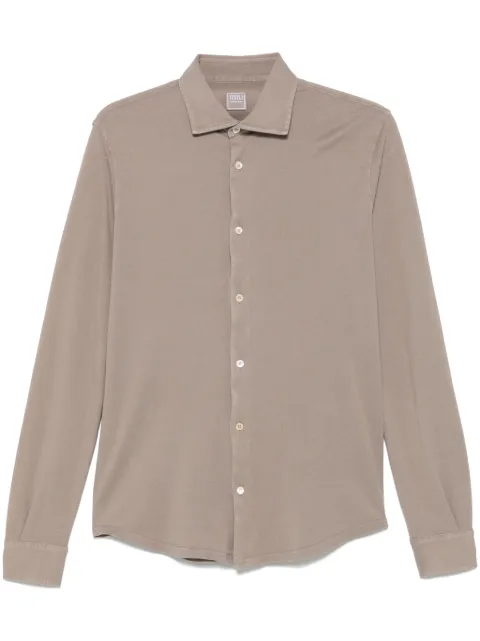 Fedeli cotton shirt Neutrals 8UEF0101