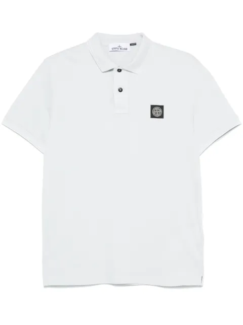 Stone Island Compass-patch polo shirt Blue K1S1522002SCS0018