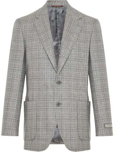 Canali checked blazer Grey CF0030311288