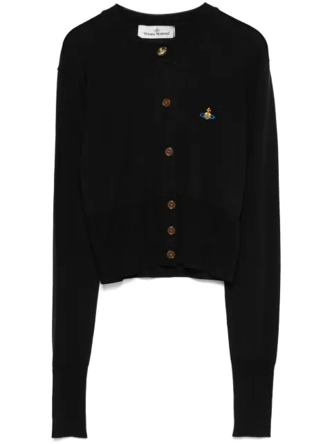 Vivienne Westwood Bea crop cardigan Black 1803002UY001A