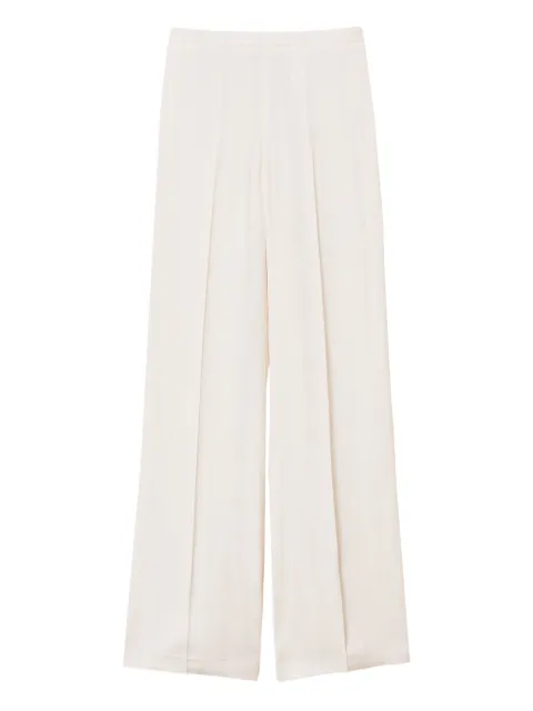 TWINSET satin palazzo trousers White 251TS2241