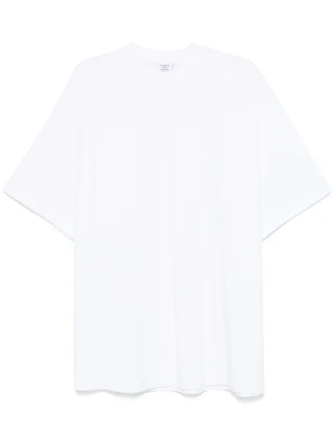 VETEMENTS logo-embroidered T-shirt White UA66TR765W
