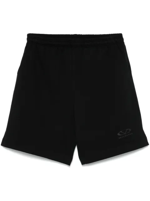 VETEMENTS logo-print shorts Black UA66SS600BB