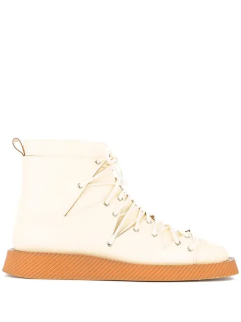 Jil Sander leather sneakers White JI32416A8025