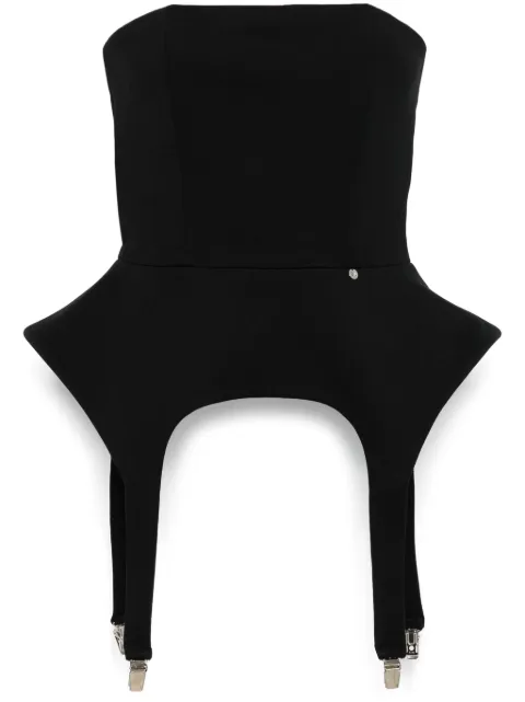 NISSA bandeau-style top Black TOPS16040
