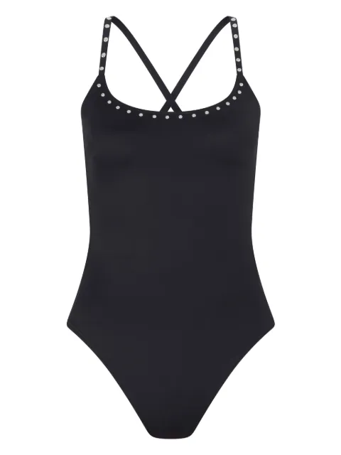 Let's Swim studded swimsuit Black LSW039SSNYLONLYCRABLACKSTUD
