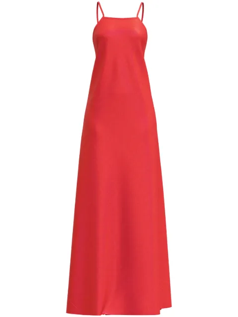 Maccapani Luna maxi dress Red 24IM2M0H0304759