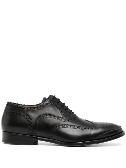 Alexander McQueen leather Oxford shoes Black 476117