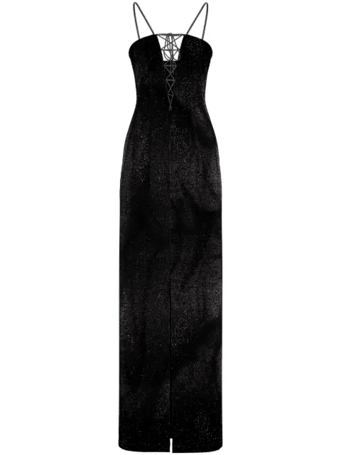 Maccapani Iris maxi dress Black 24IM2M0H1704796