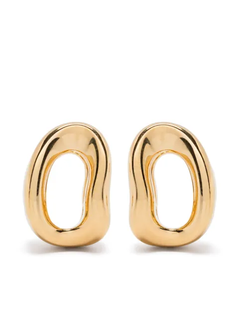 Charlotte Chesnais Shima hoop earrings Gold 24BO128VER
