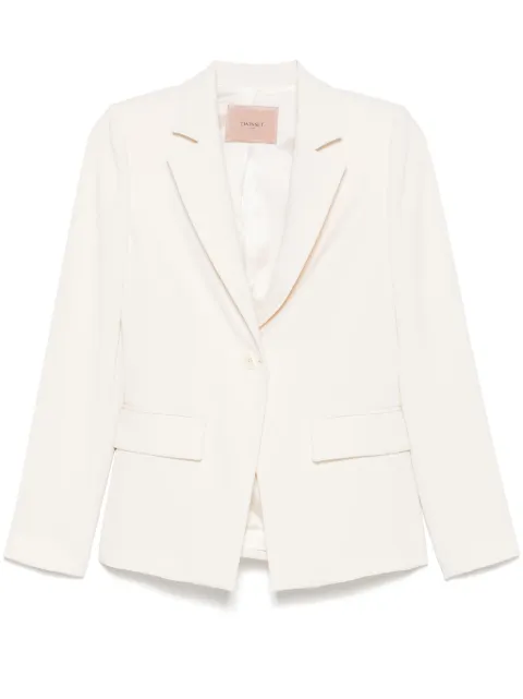 TWINSET single-breasted blazer White 251TP2100