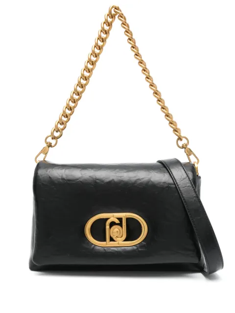LIU JO logo-plaque cross body bag Black AA5148E0886