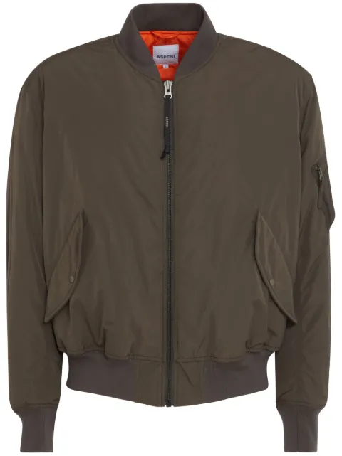 ASPESI zip-up bomber jacket Green 4IV6G703