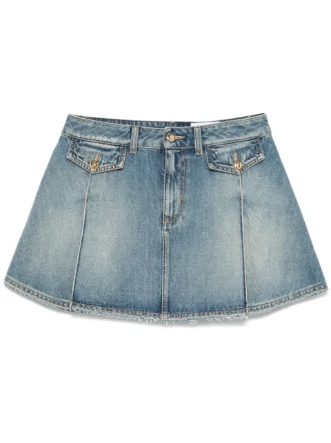 Alexander McQueen denim mini skirt Blue 817595QMACV