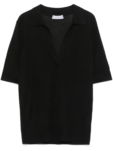 Gabriela Hearst Frank polo top Black X009330A003