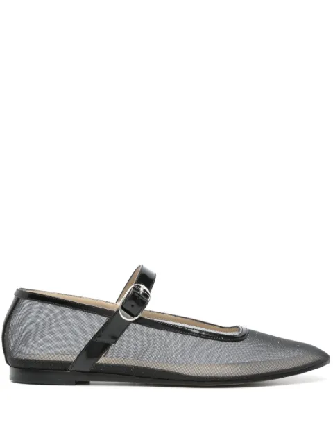 Le Monde Beryl mesh ballet flats Black BMJMES