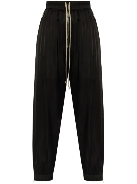 Rick Owens satin trousers Black RP01E7313SCH