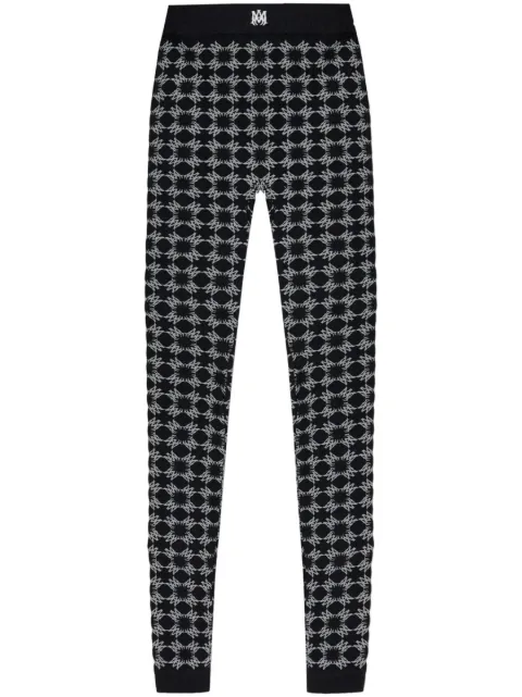 AMIRI Ma Quad-monogram leggings Black AWAWLG1007