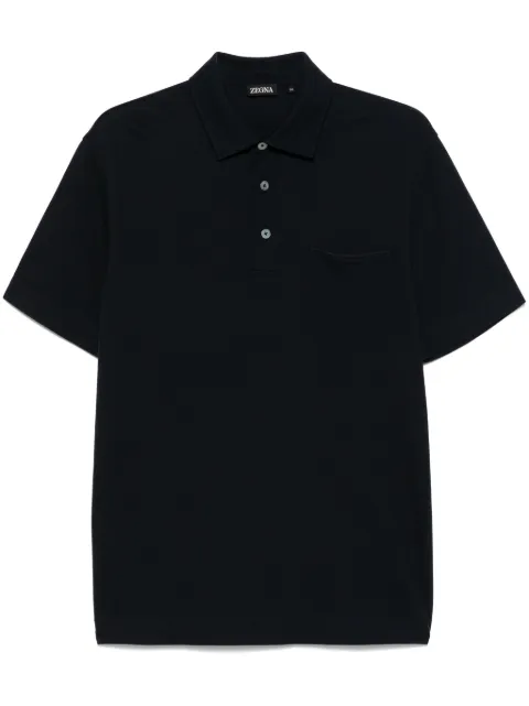 Zegna cotton polo shirt Blue UF392A9F752