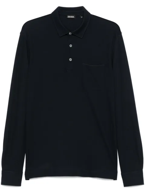 Zegna cotton polo shirt Blue UF392A9F757
