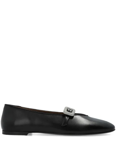 Giuseppe Zanotti Georgia Buckle ballet flats Black E560012005