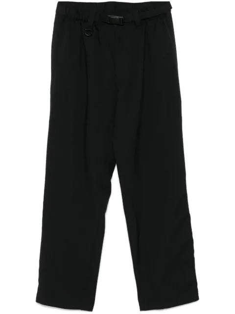 Y-3 3 Stripes-logo trousers Black JN7035