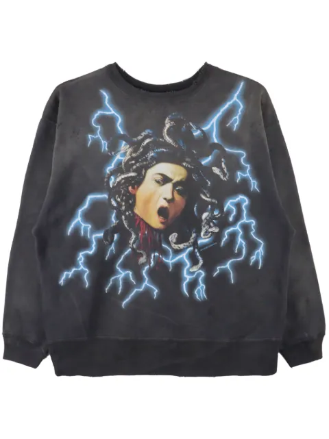 SAINT MXXXXXX Medusa sweater Black SMYS10000029