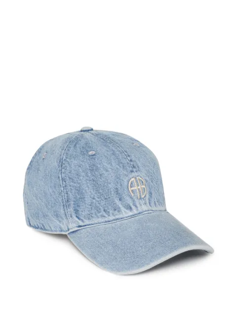 ANINE BING logo-embroidered cap Blue A1211407