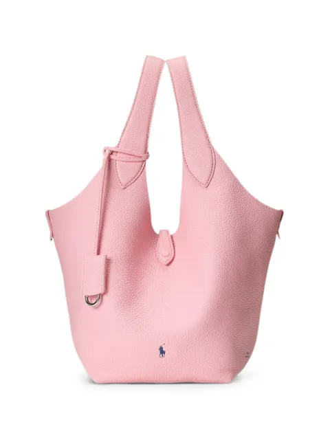 Polo Ralph Lauren Polo Play leather tote bag Pink 428938031006