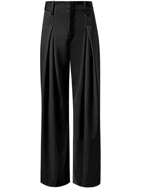Alejandra Alonso Rojas wool palazzo trousers Black P453BWOL