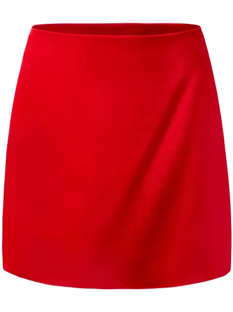 Alejandra Alonso Rojas satin mini skirt Red S778EHCH