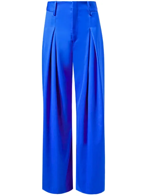 Alejandra Alonso Rojas wool palazzo trousers Blue P453BWOL